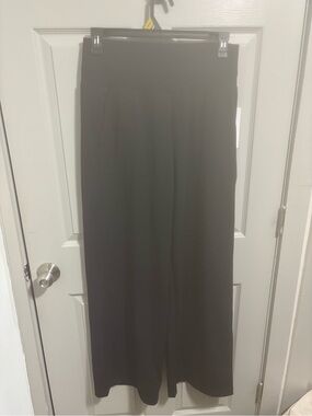 Athleta Black Wide-Leg Trousers